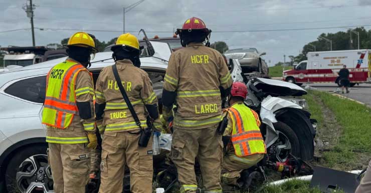 Eastbound lanes of Cortez Boulevard closed for helicopter landing zone after crash: HCFR