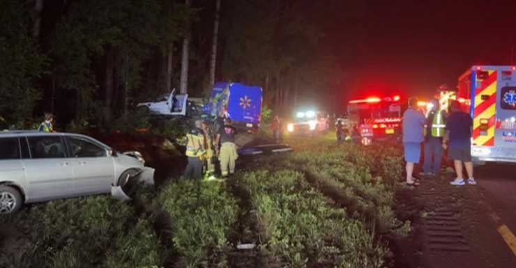 FHP investigating multi-vehicle crash on I-10