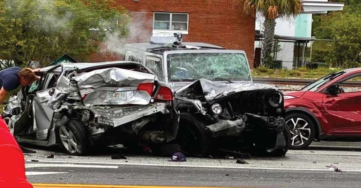 Fatal Lantana multi-vehicle crash began after Jeep driver fled initial collision: Sheriff