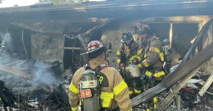 Fire tears through duplex unit in Delray Beach; firefighters prevent spread