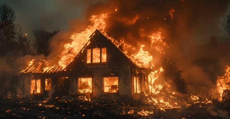 Firefighters extinguish house fire in Weirsdale