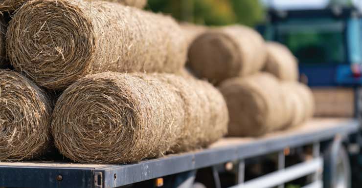 Hay trailer rollover disrupts I-75 traffic in Gainesville