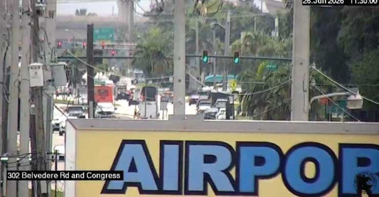 Major crash seals off airport entrance at Belvedere and Perimeter; all lanes closed