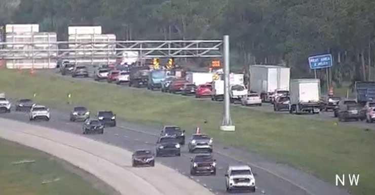 Major multi-vehicle crash reported on I-95 northbound at Mile Marker 103 in Martin County