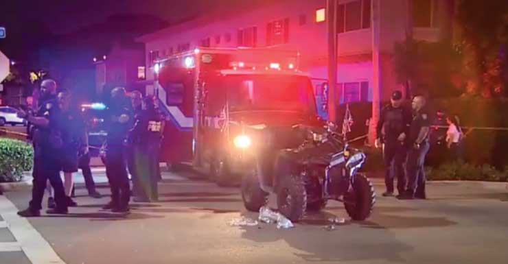 Miami Beach Police officer in critical condition after ATV crash while responding to a burglary