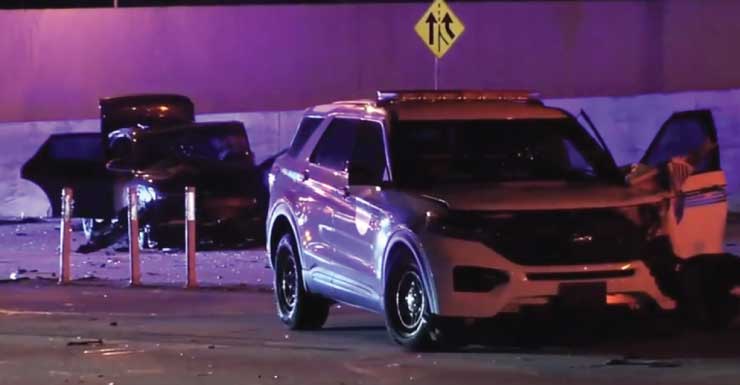Miami police officer hospitalized after wrong-way crash on I-95; driver remains in critical condition