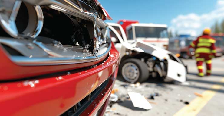 Multi-vehicle crash leaves 2 people dead, 4 injured