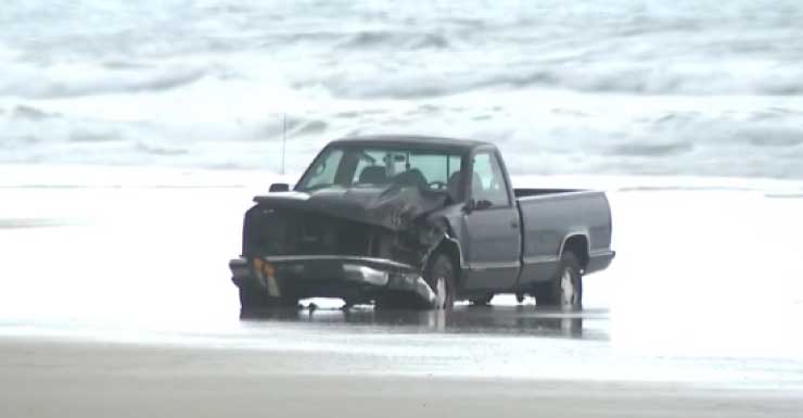 'Toll booth crushed,' sheriff says of crash that killed woman working on beach