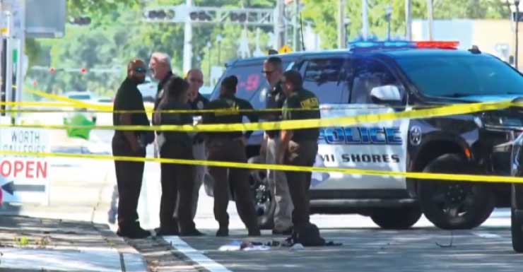 Video appears to show moment man shot by officer in Miami Shores