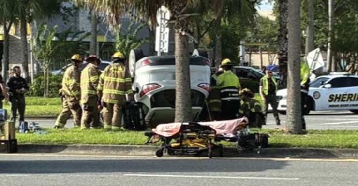 3 injured, 2 trauma alerts after crash near Indian River Mall reroutes SR 60 traffic