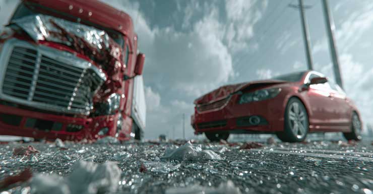 Accident in Winter Haven: Car stuck under truck paralyzes traffic