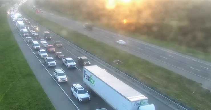 All I-75 southbound lanes closed in Wesley Chapel after fatal crash