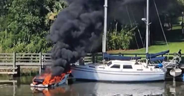 Boat explosion in Apalachicola injures four