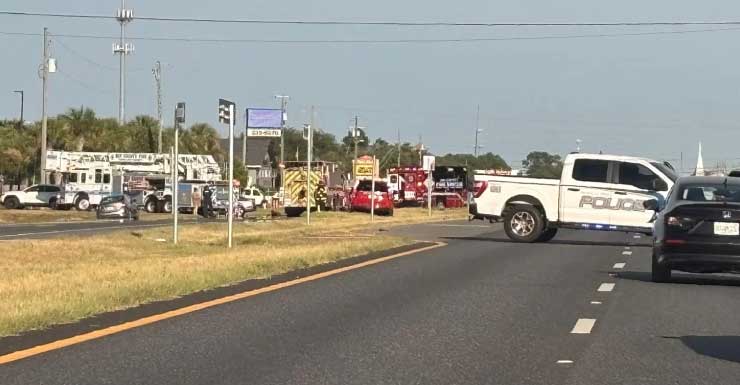 Crash on Highway 98