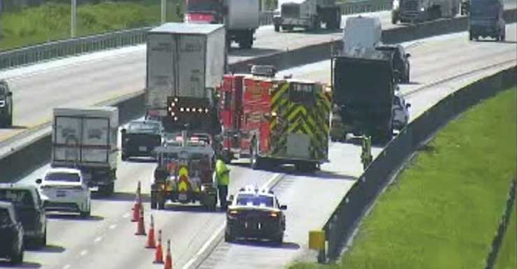 Delays spread into Martin Co. as Palm Beach Co. Turnpike crash snarls southbound traffic