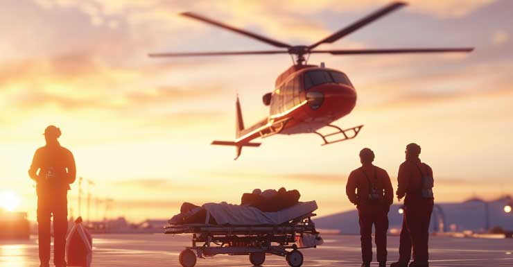 Driver airlifted after collision in Washington County