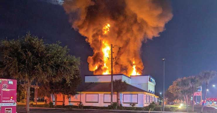 Photos: Firefighters battle massive fire at Kissimmee pawn shop