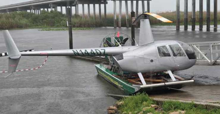 Helicopter, crew make it out of Lake Jesup on airboats after mechanical issue