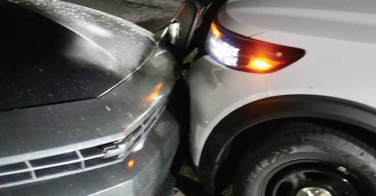 Man faces DUI charges after bar exit burnout leads to collision with PSL patrol car