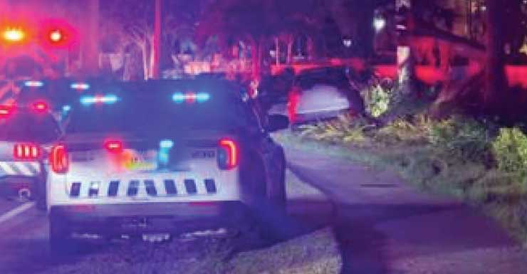 Marco Island police officer assaulted while investigating single-vehicle crash, MIPD says