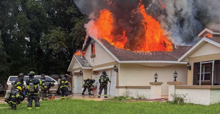 Marion County crews knock down house fire in 16 minutes
