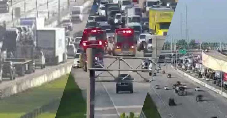 Multiple incidents affecting traffic on Florida's Turnpike, I-95 in Palm Beach County