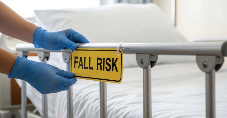 Villager sues hospital over slip-and-fall while visiting ailing husband