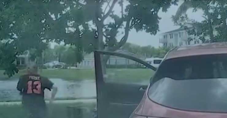 Woman accused of running into pond after leading Collier County deputies on car chase