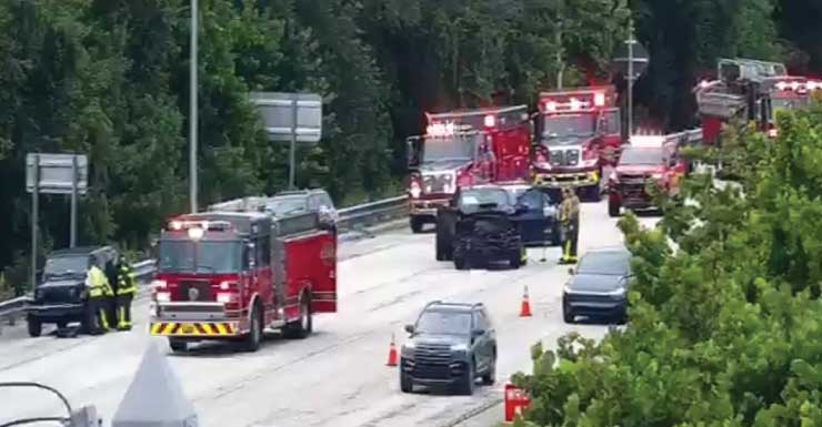 Crash causes morning commute delays on I-95 NB near Palm Beach Gardens