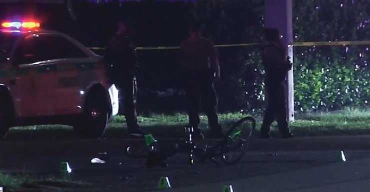Crash involving car and bicyclist shuts down part of SW Miami-Dade road
