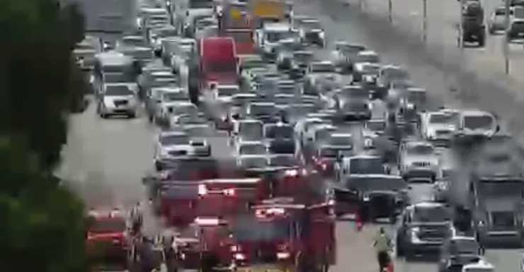 Crash on I-95 North near Blue Heron Blvd. causes heavy traffic