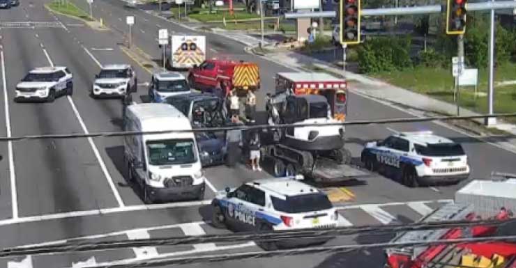 Crash shuts down two lanes on State Road 60 East in Pinellas