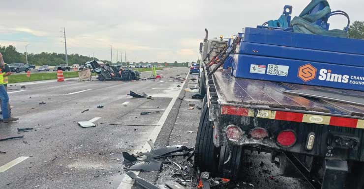 Crash with injuries closes parts of I-4 for several hours