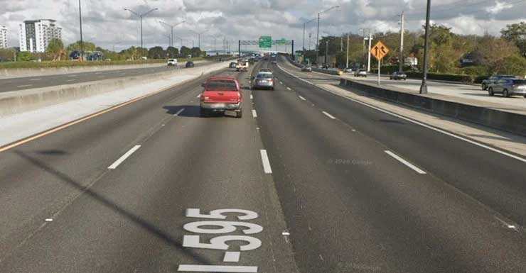 Deadly I-595 Crash Shuts Down Westbound Lanes Near University Drive In Davie
