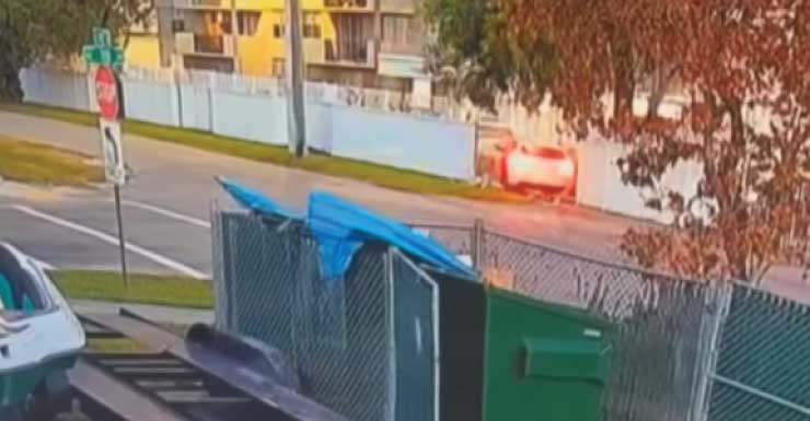 Driver, 17, cited after North Miami hit-and-run crash in what witnesses say was Maserati