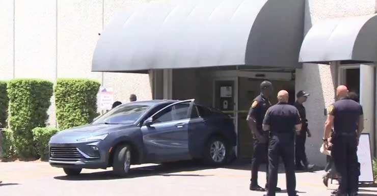 Driver hospitalized after slamming into back entrance of North Miami City Hall
