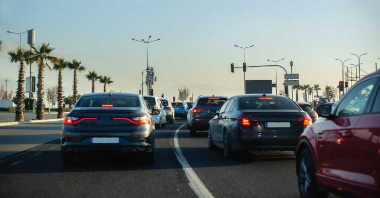 Intersection blocked off due to crash