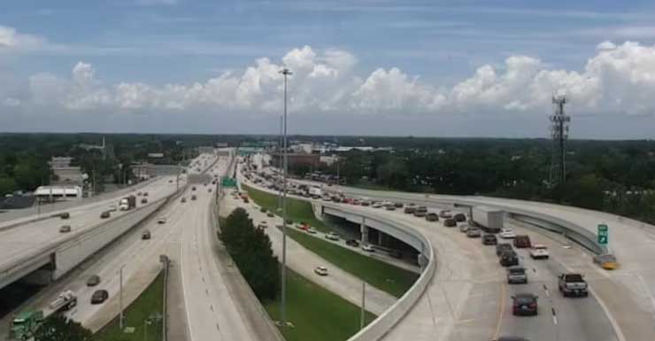 Lanes reopen after crash on I-10 between Roosevelt Boulevard and McDuff Avenue
