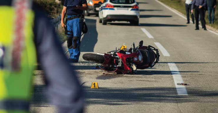 Man dies in motorcycle crash on US 19