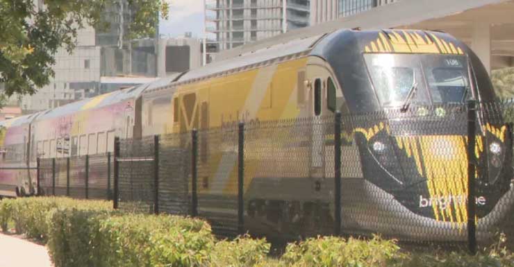 Pedestrian hit by Brightline train in Jupiter