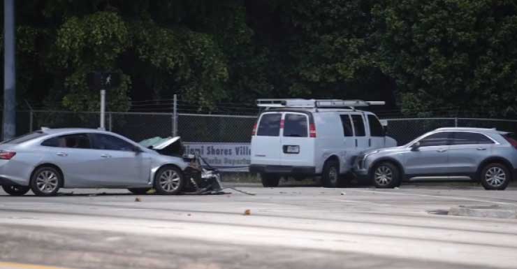 Several injured after 3 vehicles crash in Miami-Dade