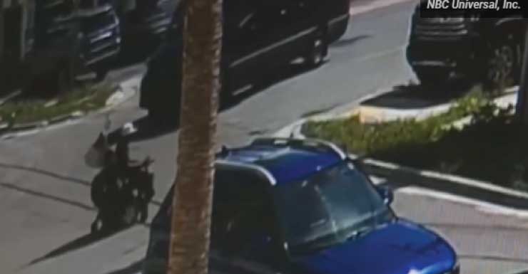 Surveillance shows driver hit man in wheelchair and flee in Dania Beach