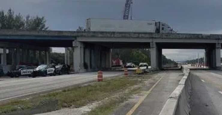 Suspect in crash with FHP trooper captured after manhunt near Bee Line Hwy and Jog Rd