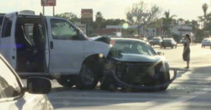 9 wounded in vehicle collision at West Miami-Dade intersection