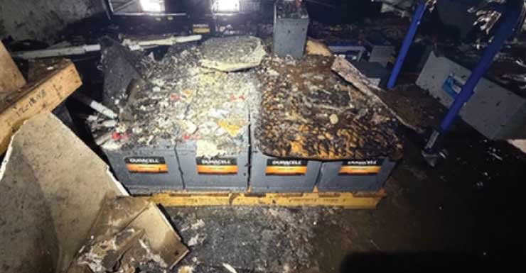 Charging lithium-ion battery causes Port Charlotte store blaze