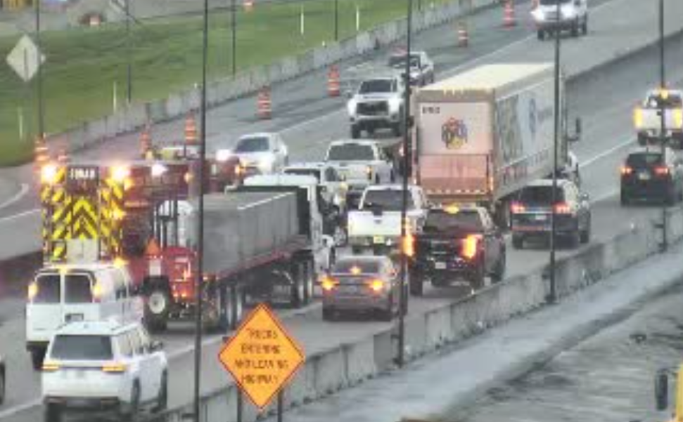 Traffic delay following crash on Florida's Turnpike near Southern Boulevard