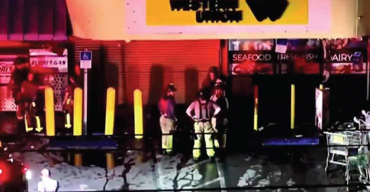 Crews put out electrical fire that sparked outside NE Miami-Dade grocery store