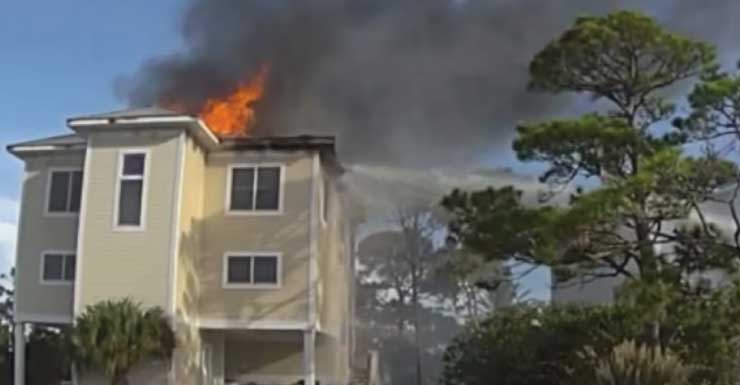 Crews quickly contain house fire on St. George Island