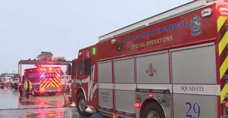 Fire crews extinguish blaze inside 165-foot yacht at Fort Lauderdale marina
