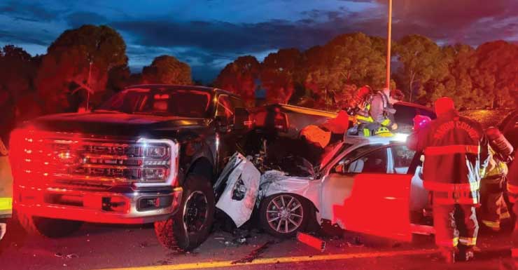 I-95 South blocked near Martin County; delays expected after multi-vehicle crash